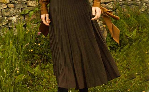 第一次穿裙子的说说